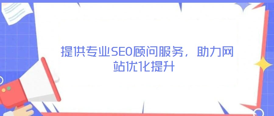 提供專(zhuān)業(yè)SEO顧問(wèn)服務(wù)，助力網(wǎng)站優(yōu)化提升