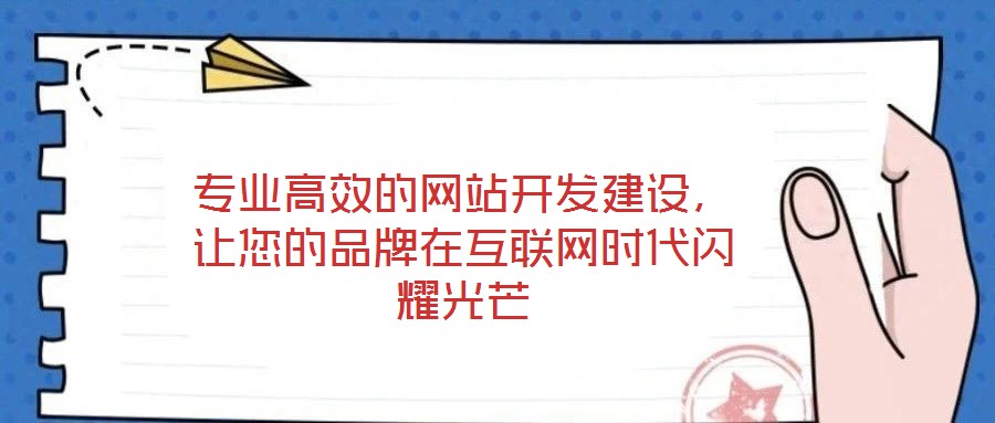 專業(yè)高效的網(wǎng)站開發(fā)建設(shè)，讓您的品牌在互聯(lián)網(wǎng)時(shí)代閃耀光芒