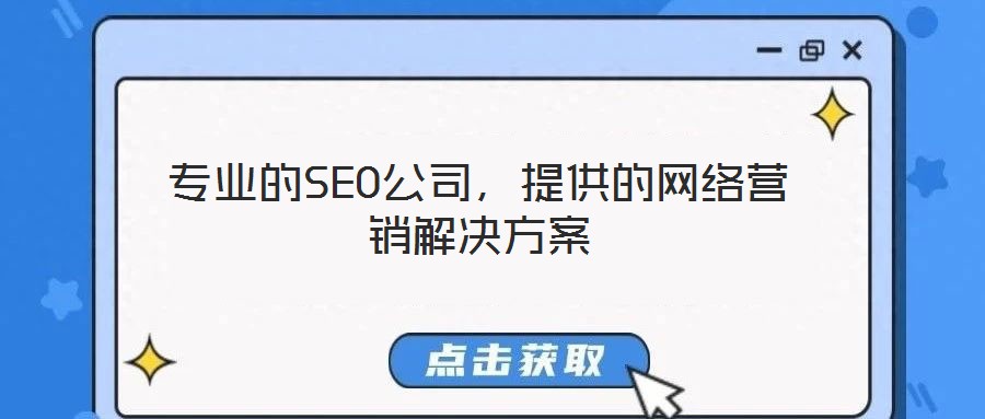 專業(yè)的SEO公司，提供的網(wǎng)絡(luò)營銷解決方案